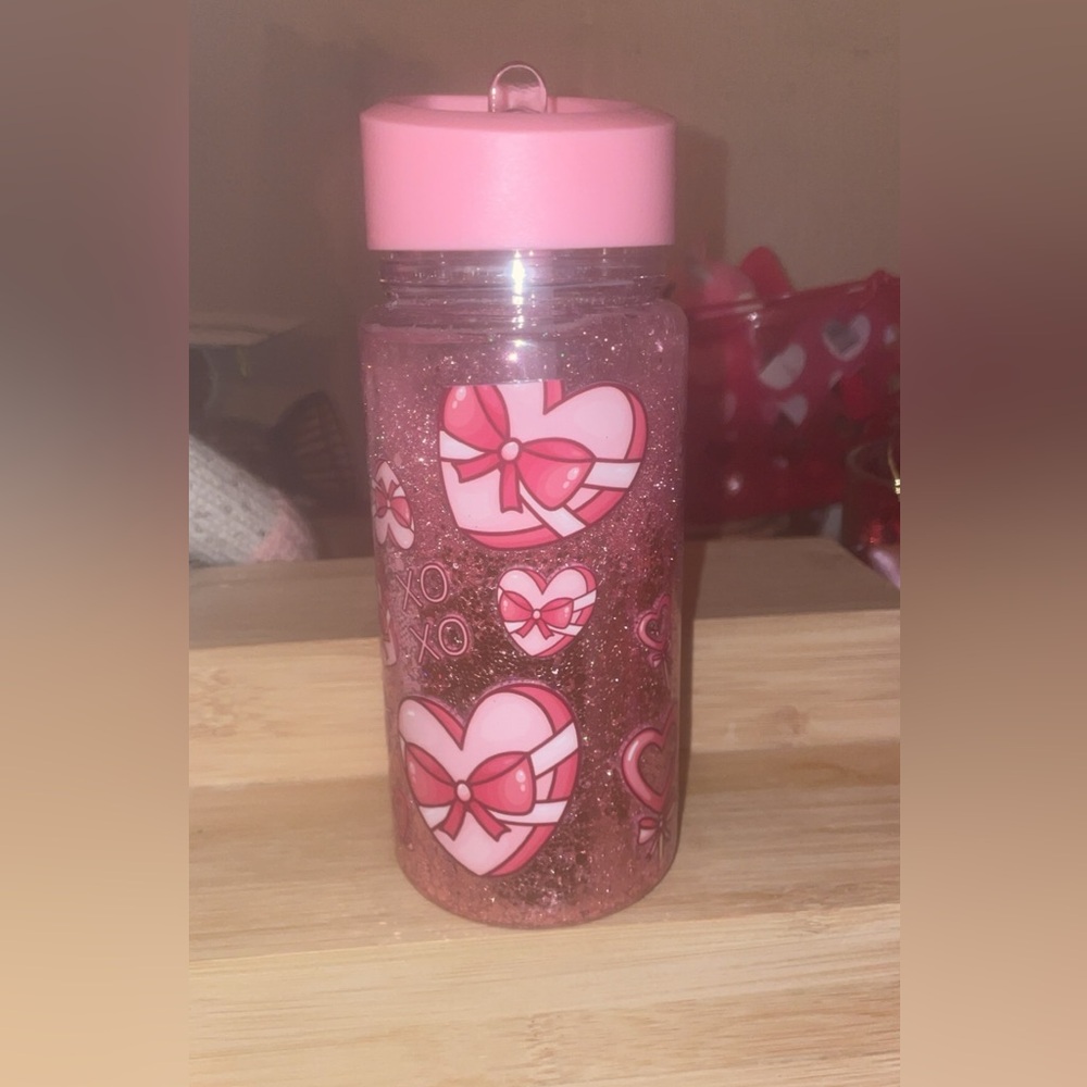 Kids glitter globe cup, handmade !